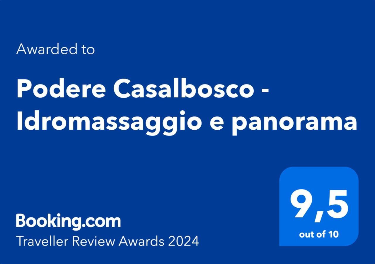 Podere Casalbosco - Idromassaggio E Panorama Rapolano Terme Extérieur photo